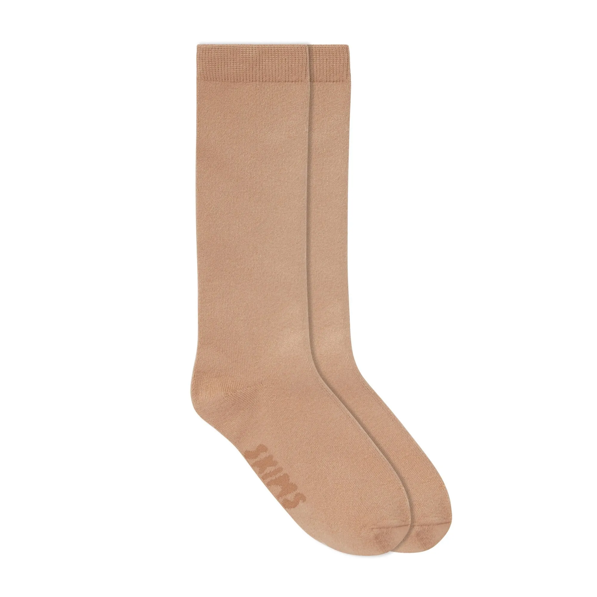 MICROPOLY MID CALF SOCK | OCHRE