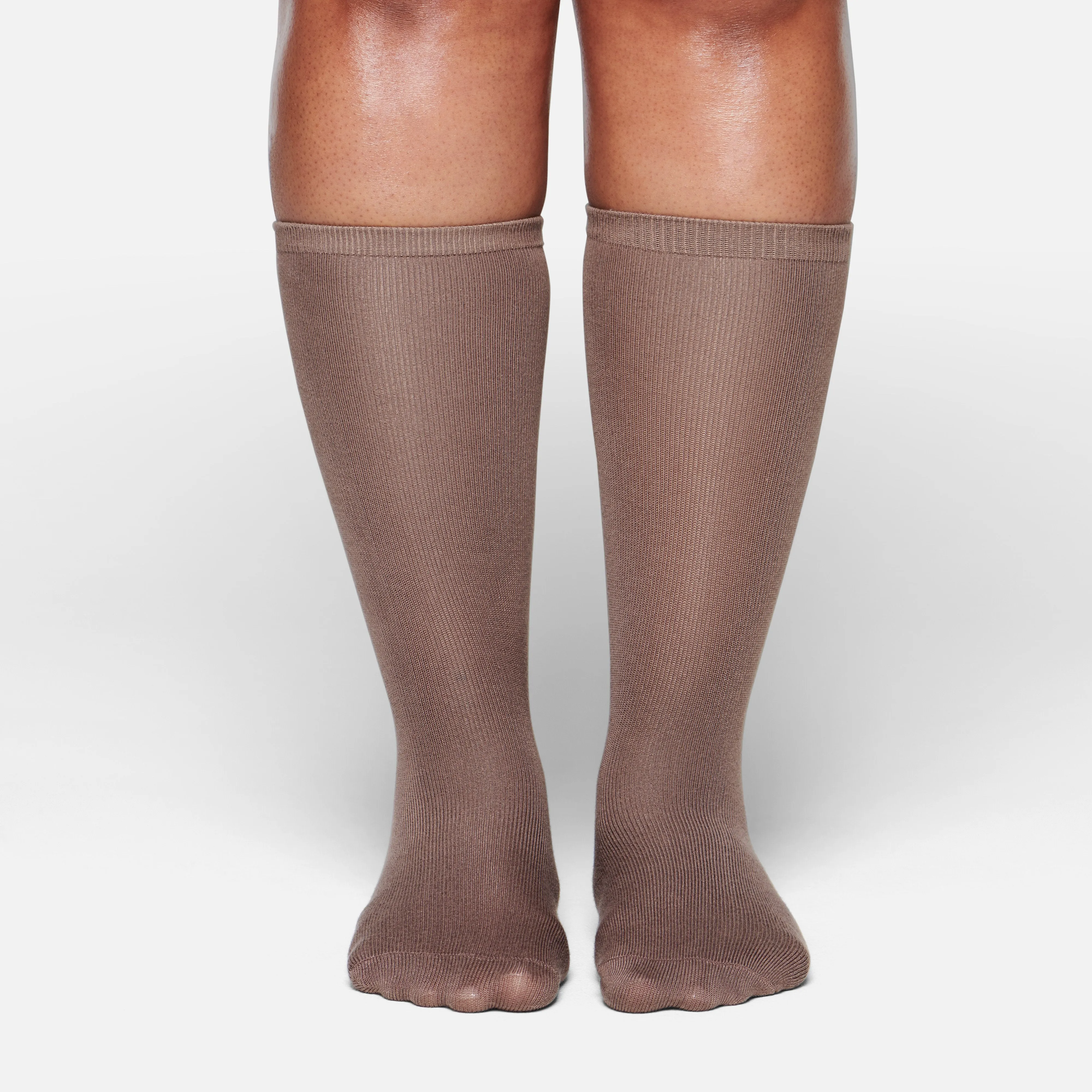 MICROPOLY MID CALF SOCK | UMBER