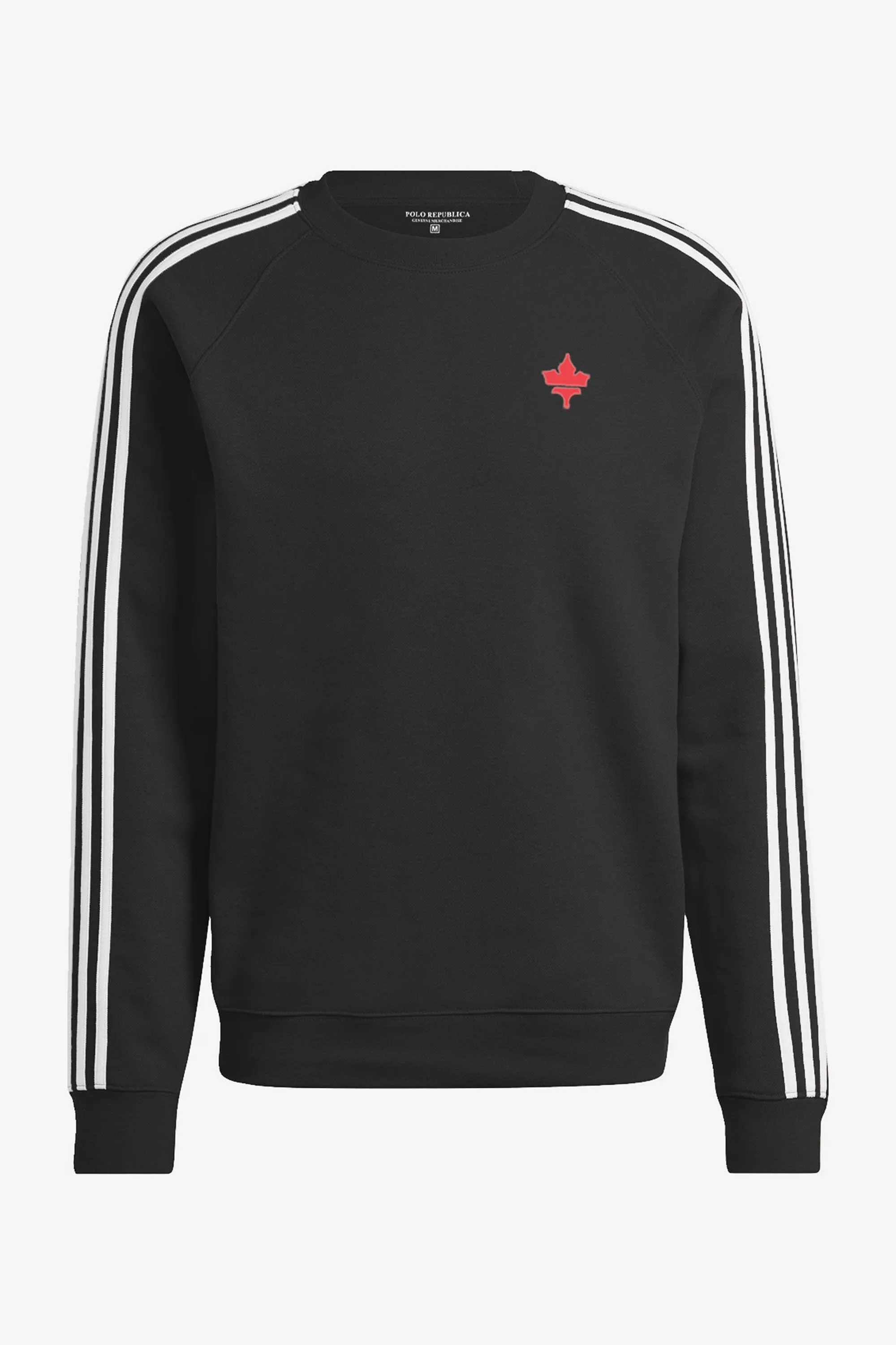 Polo Republica Men's Maple Leaf Embroidered Terry Sweat Shirt