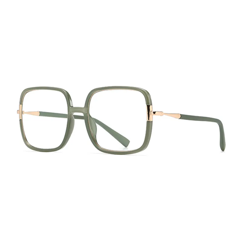 Ralferty Women's Full Rim Big Square Acetate Eyeglasses D880