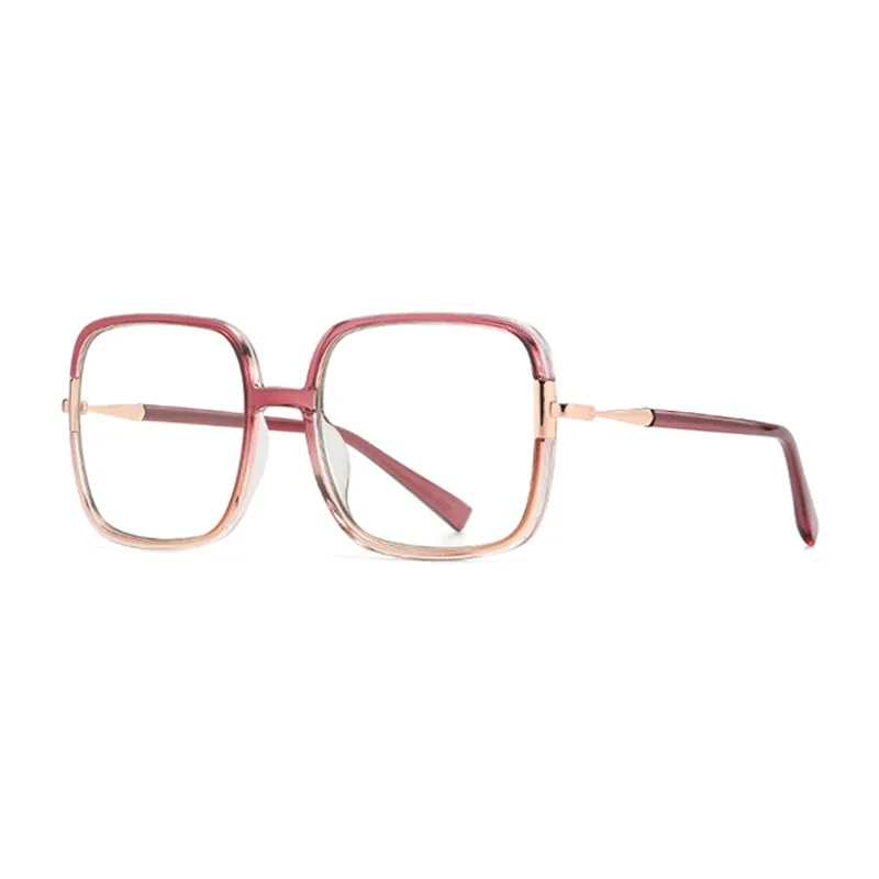 Ralferty Women's Full Rim Big Square Acetate Eyeglasses D880