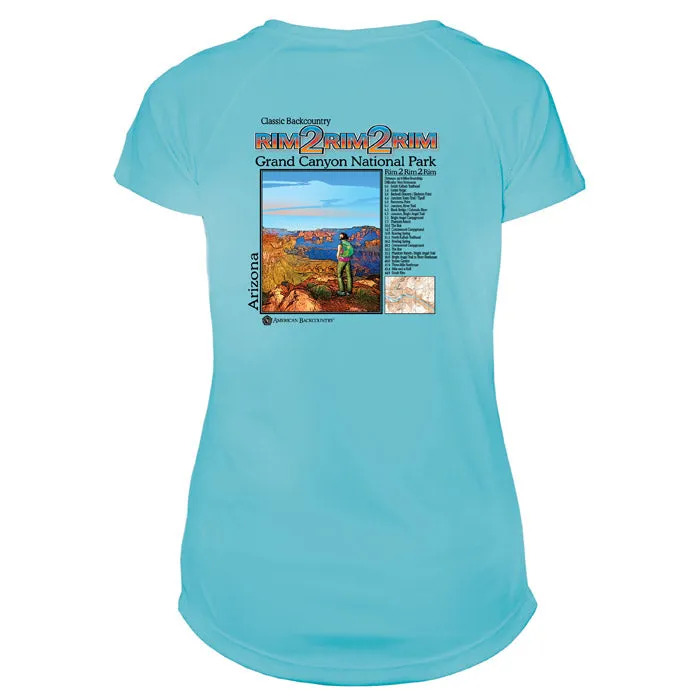 Rim 2 Rim 2 Rim Classic Mountain Microfiber Women's T-Shirt