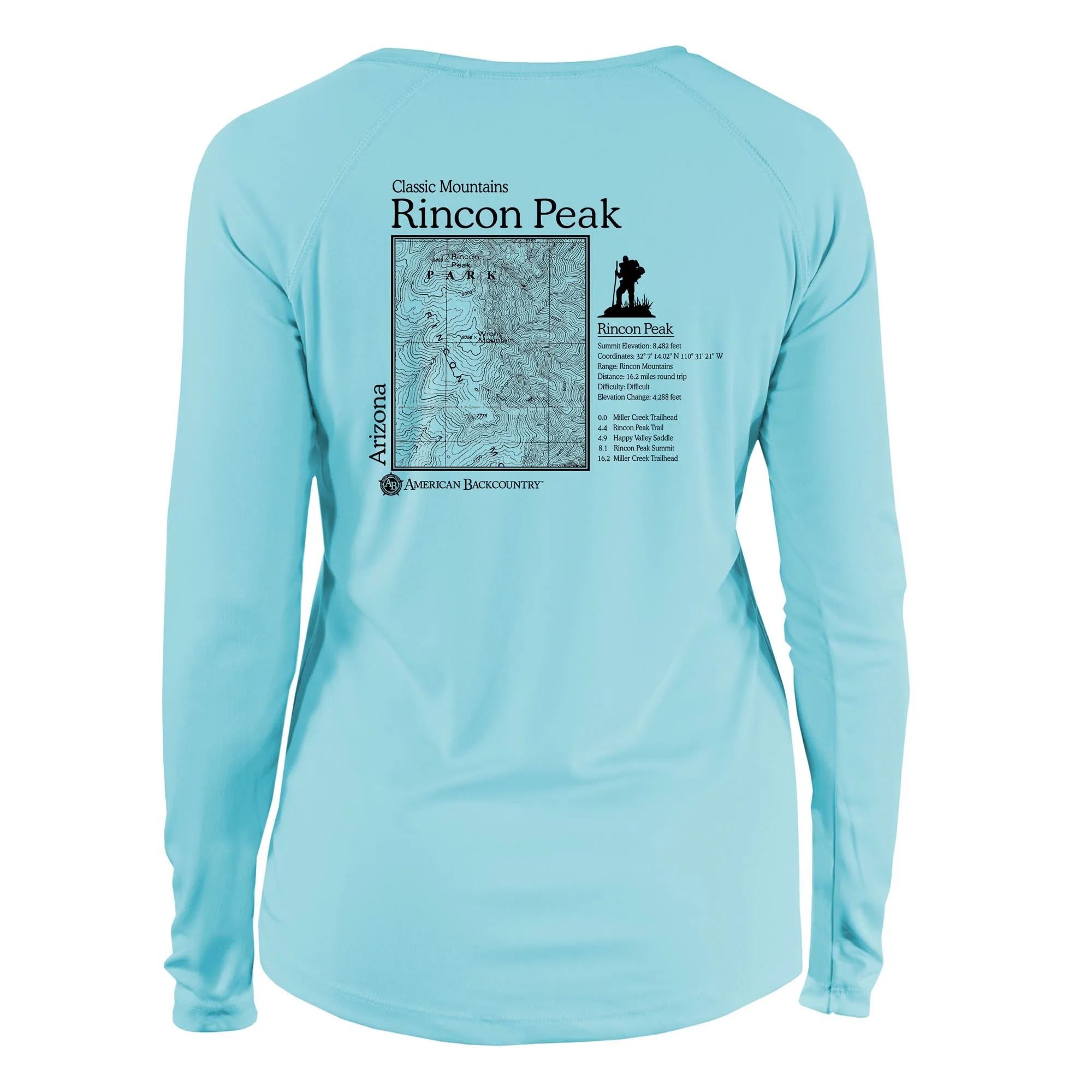 Rincon Peak Classic Mountain Long Sleeve Microfiber Women's T-Shirt