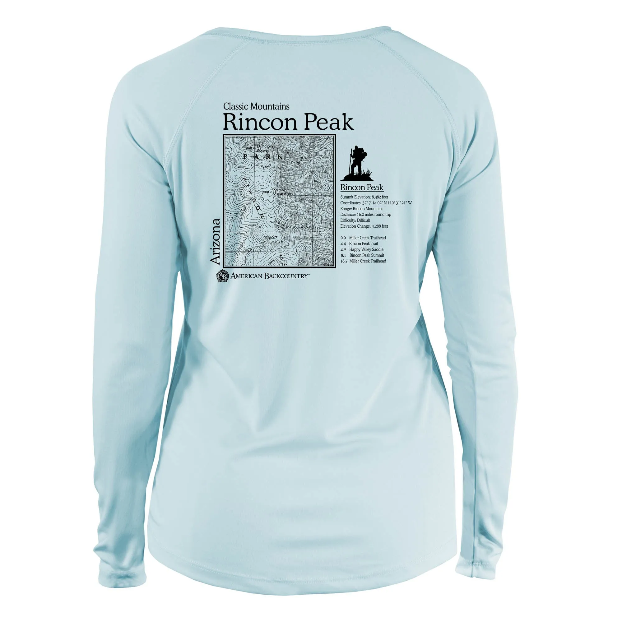 Rincon Peak Classic Mountain Long Sleeve Microfiber Women's T-Shirt