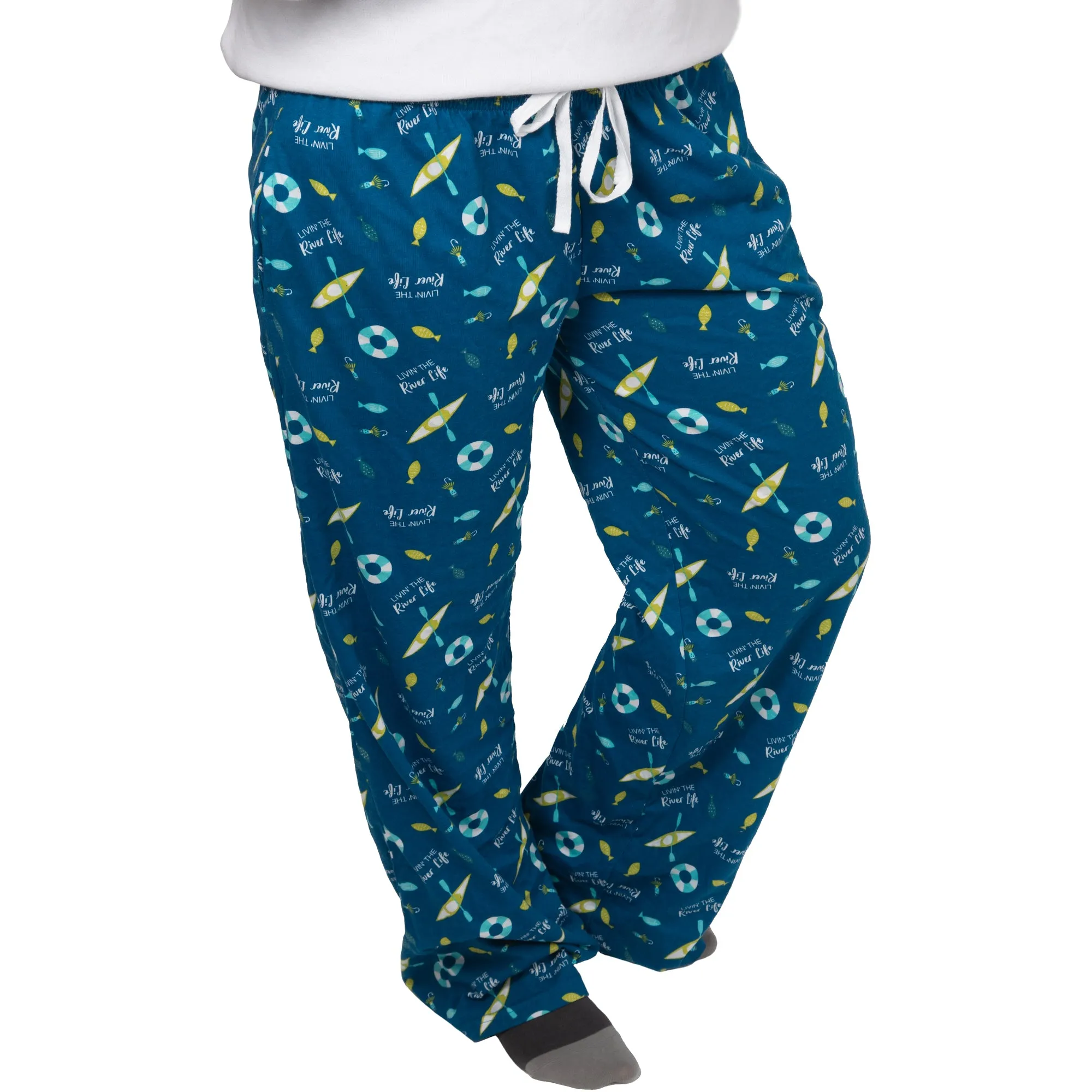 River Life Teal Unisex Lounge Pants