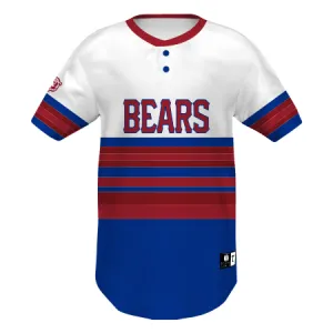 Russell Athletic Freestyle Sublimated Lightweight Two-Button Baseball Jersey