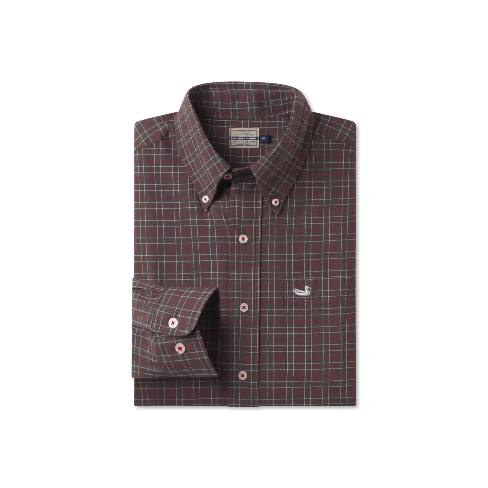 Sabine Washed Check Dress Shirt