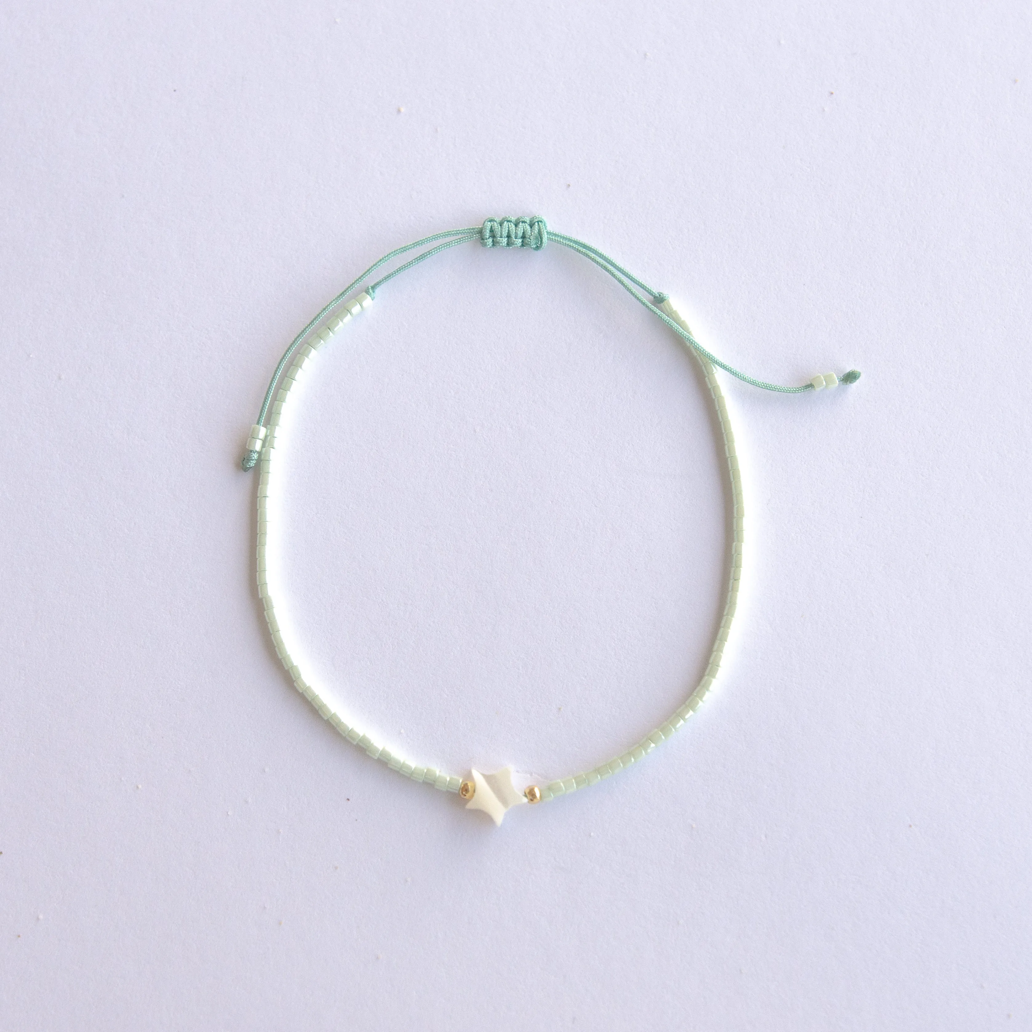 Shine Star Mother of Pearl Adjustable Bracelet