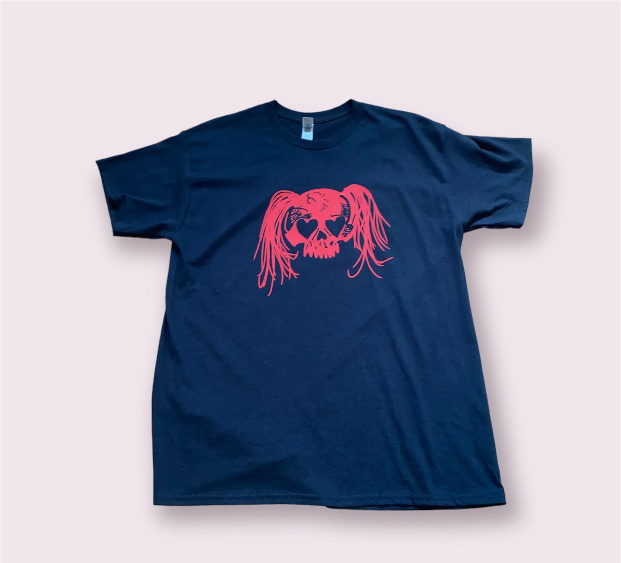 Short sleeve "lovers skull" tee