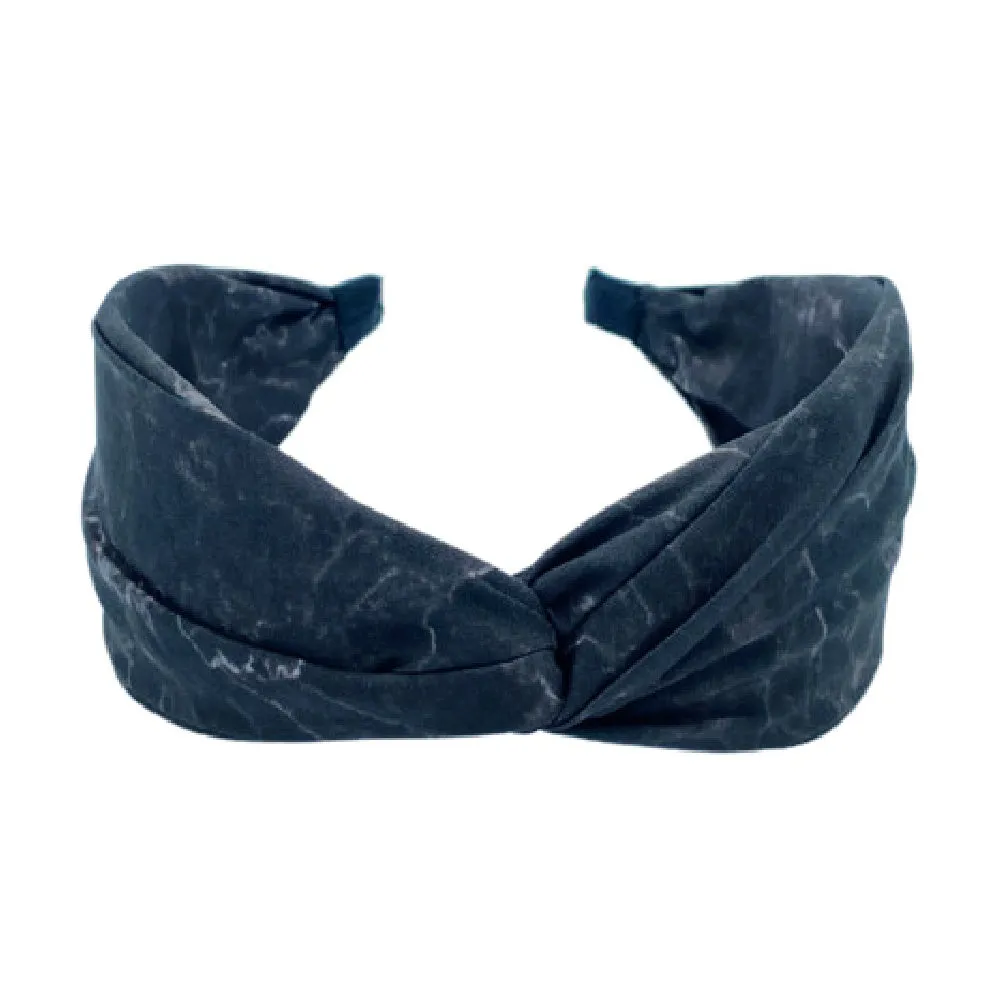 Soft Marble Headband - Black