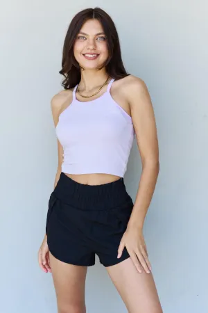 Soft Modal Ribbed Tank Top in Lavender