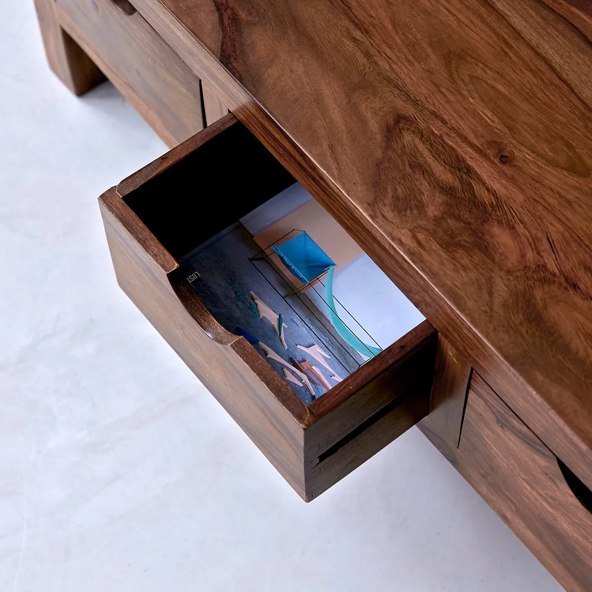 Timaru Coffee Table With Six Drawers