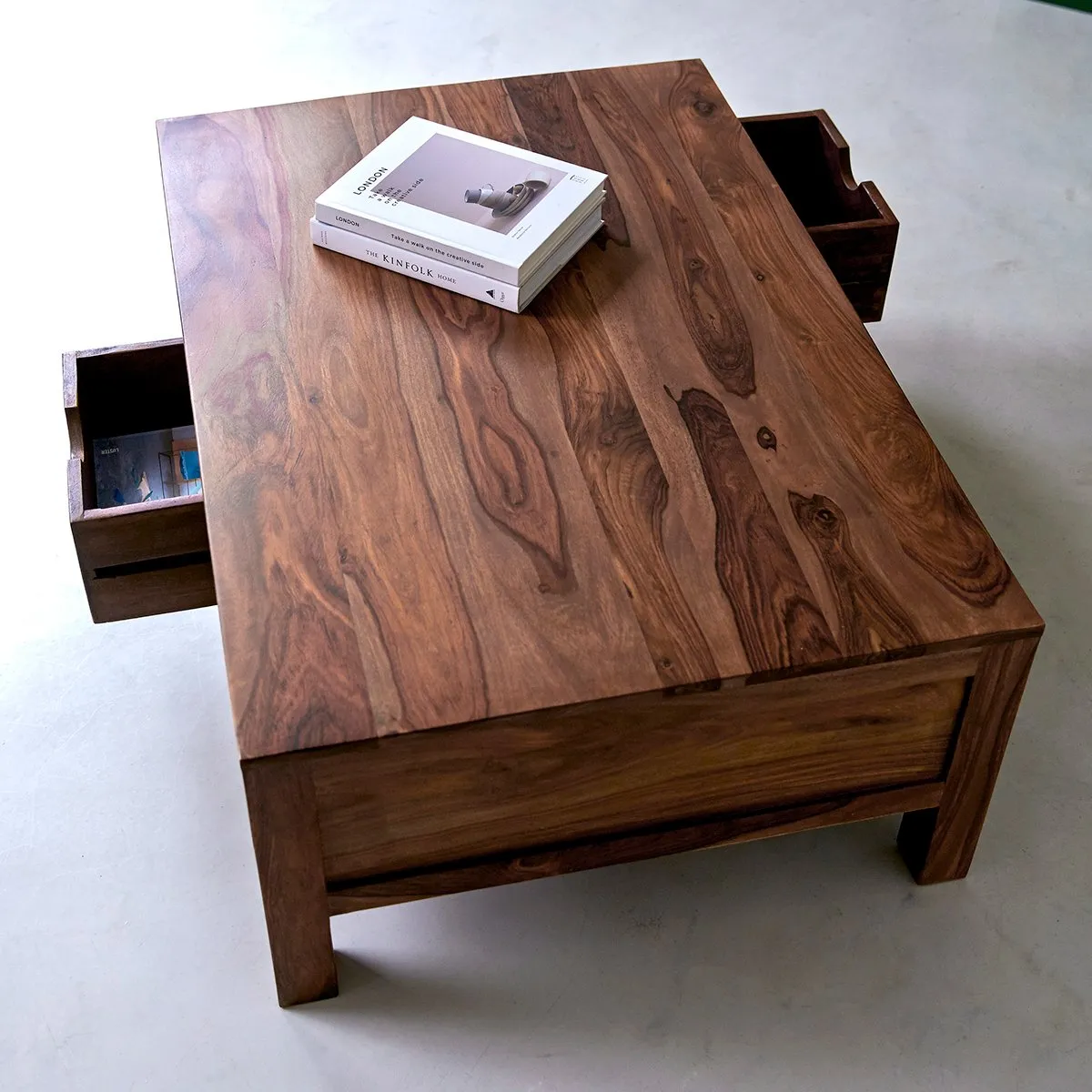 Timaru Coffee Table With Six Drawers