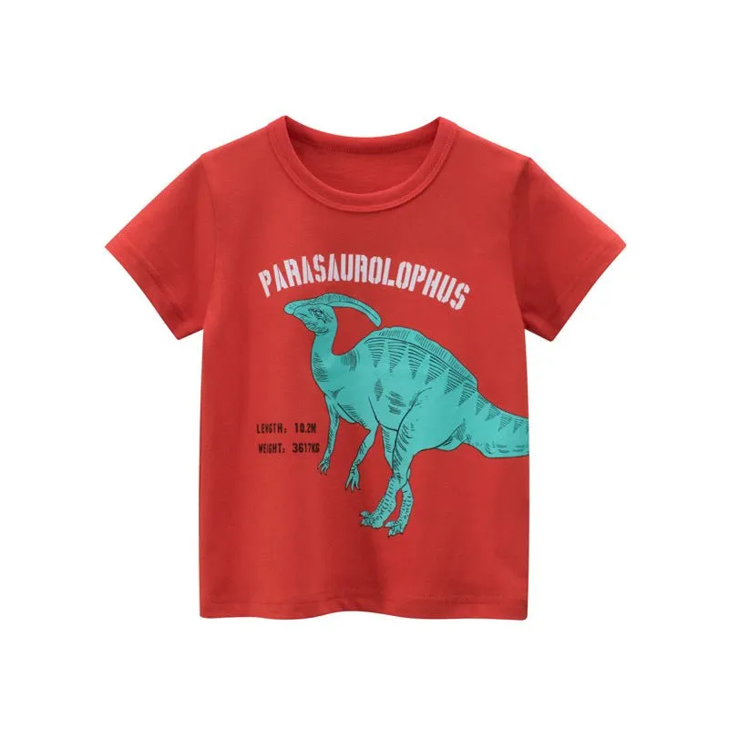 Toddler/Kid Boy's Dinosaur Prints T-shirt (3 colors)