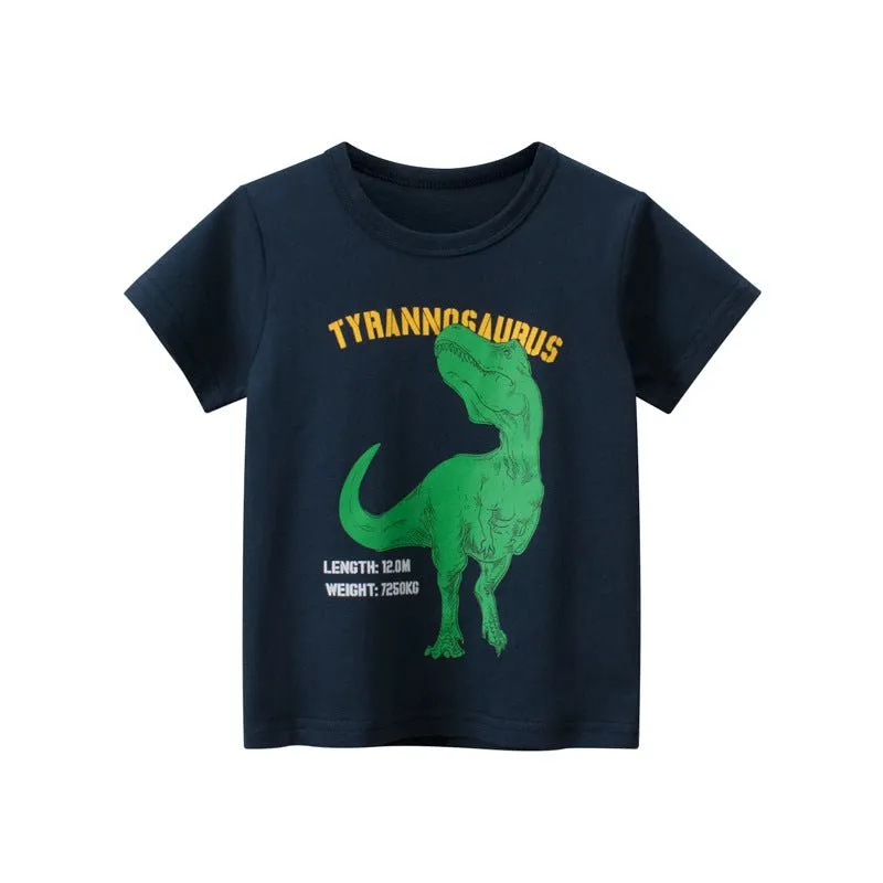 Toddler/Kid Boy's Dinosaur Prints T-shirt (3 colors)