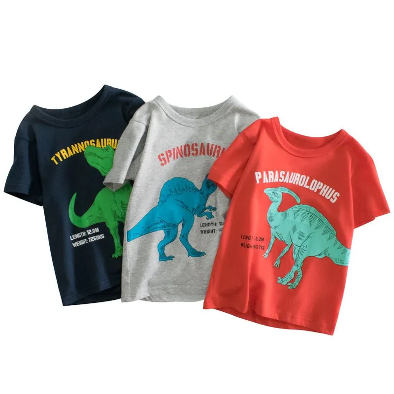 Toddler/Kid Boy's Dinosaur Prints T-shirt (3 colors)