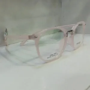 TR90 Lightweight Round Girls Eyeglass Frame – Translucent Pink, Model CM B5350