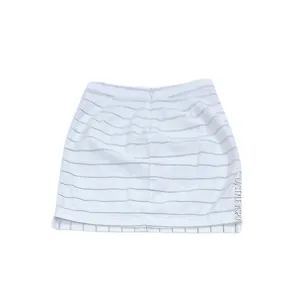 Urban Outfitters Thin Lines Pencil Mini Skirt White Size XS