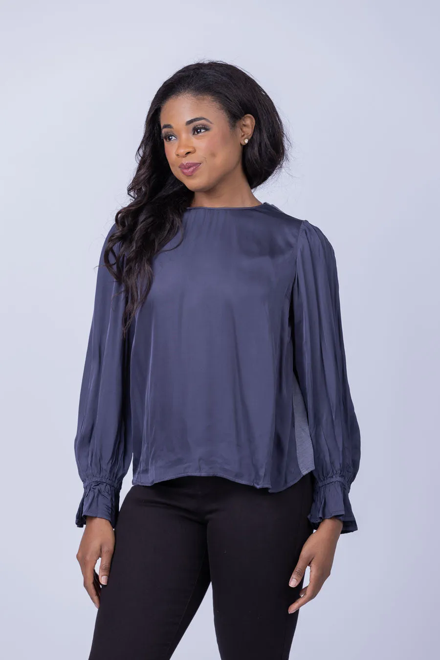 Velvet Pari Top in Copen