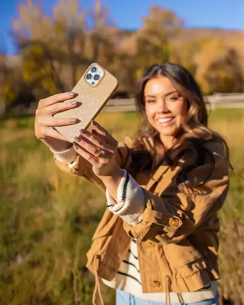 White Oak | Taupe Enchanted Shimmer Case