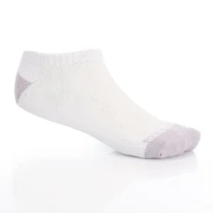 Women Plain Mid Calf Socket Socks - Purple