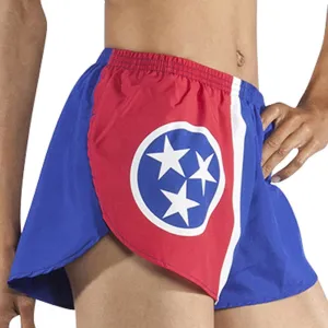 Women's 1" Elite Split Flag Shorts [N-Z] - Tennessee