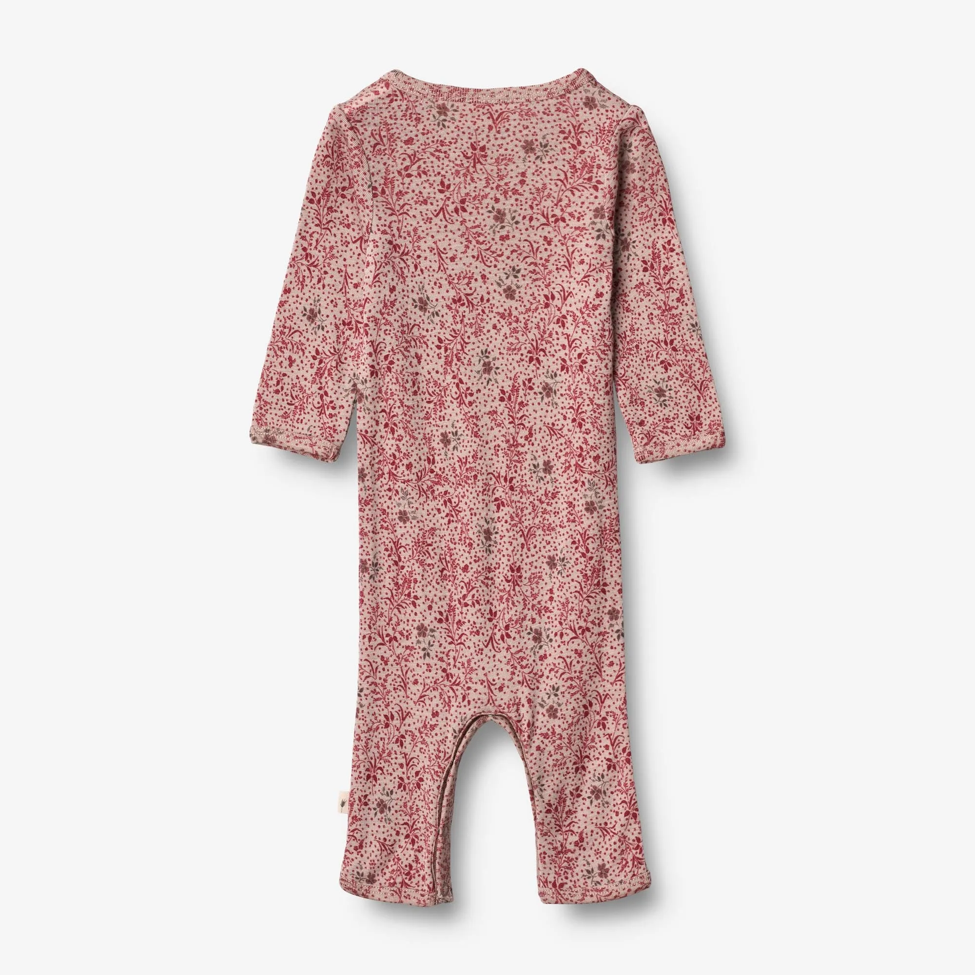 Wool Jumpsuit Gatherings | Baby - cherry flowers